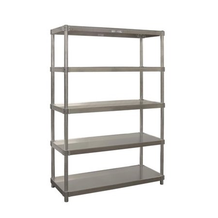 PRAIRIE VIEW INDUSTRIES N187248-5 Complete 5 Tier Shelving Units- 72 x 18 x 48 in. A187248-5